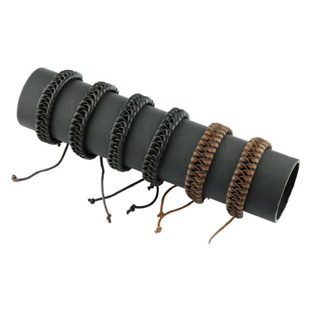 Faux Leather Braided Bracelet  Choose Color    Brand New!!!